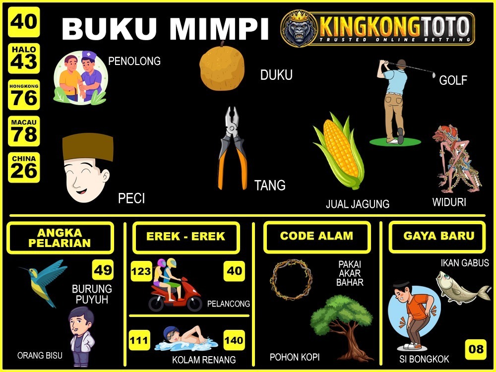 buku mimpi erek erek togel 40