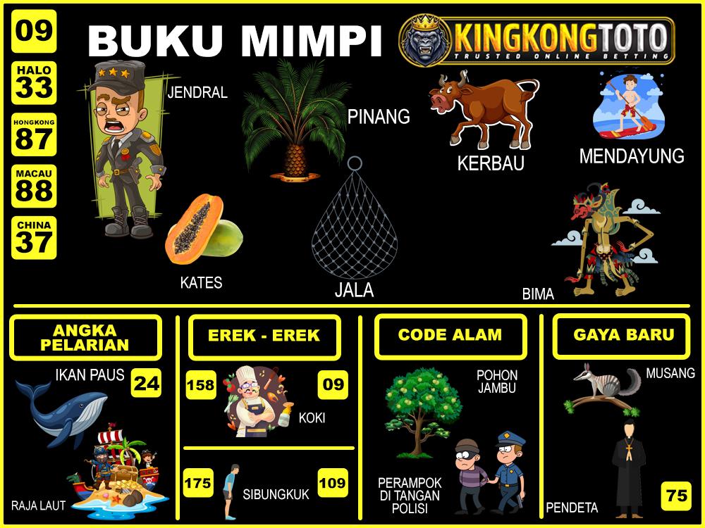 buku mimpi erek erek togel 09